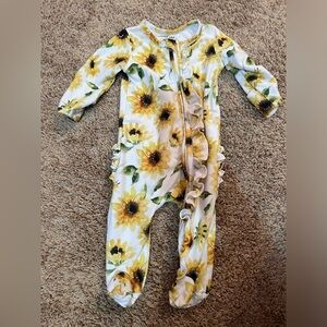 Caden Lane 0-3 month Sunflower Bamboo Sleeper